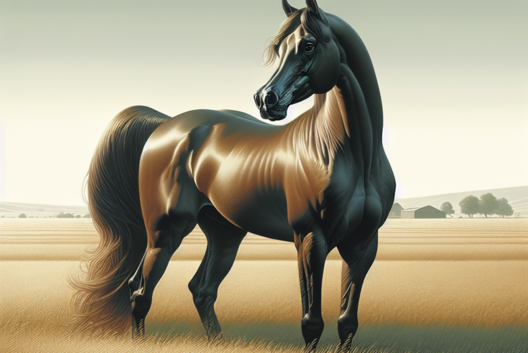 arabian horse with AI